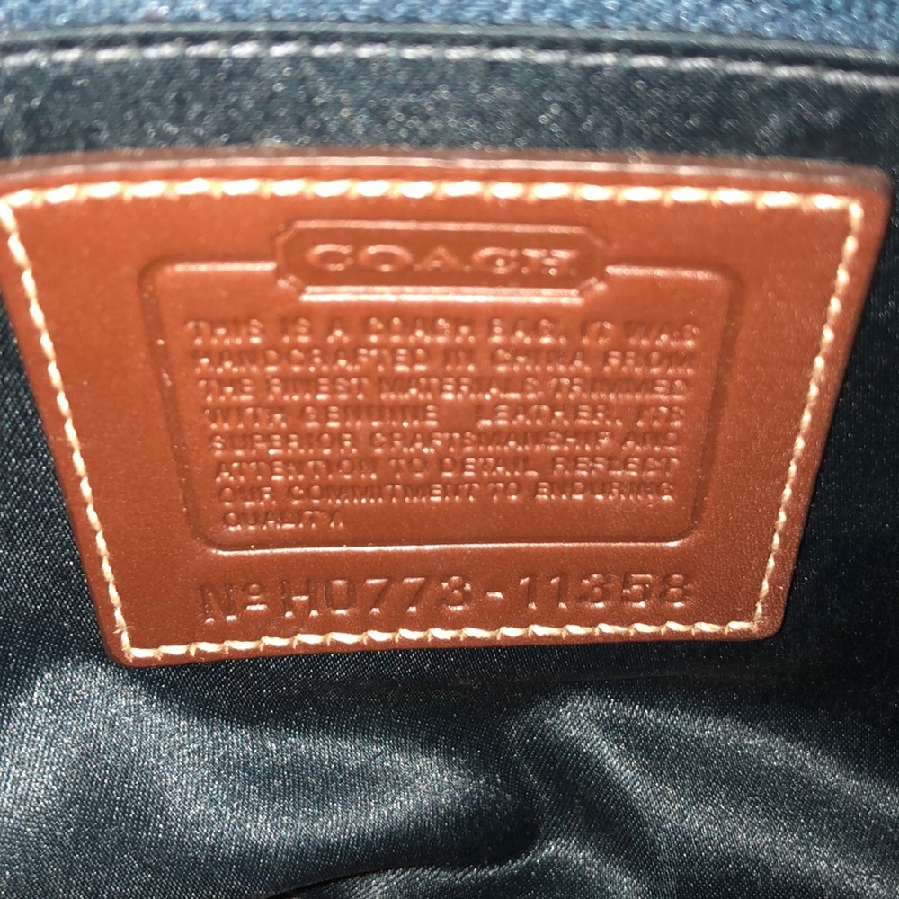 Patchwork Coach Purse Circa 2007 - image 6